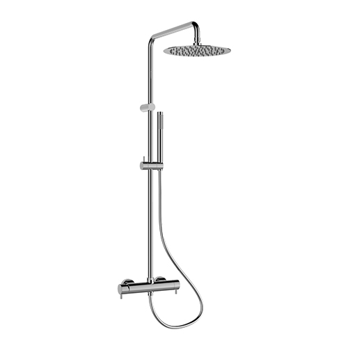 Shower Column 250mm Diameter Head Single Fuction Handset