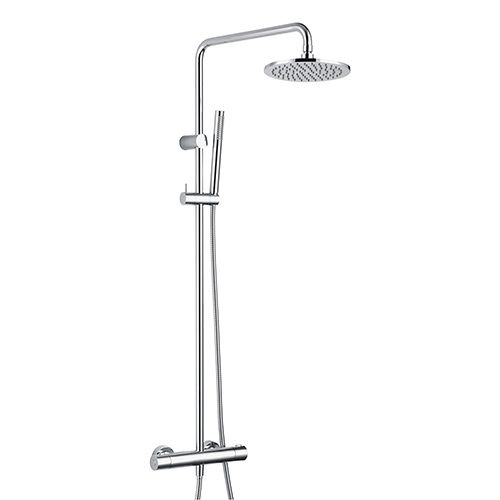 Thermostatic Round Shower Column