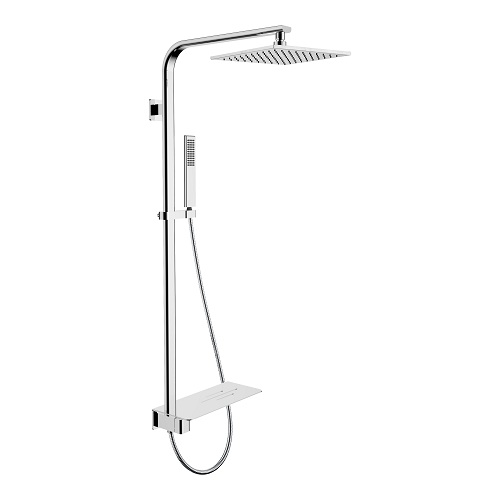 Quality Square Shower Column with Shelf