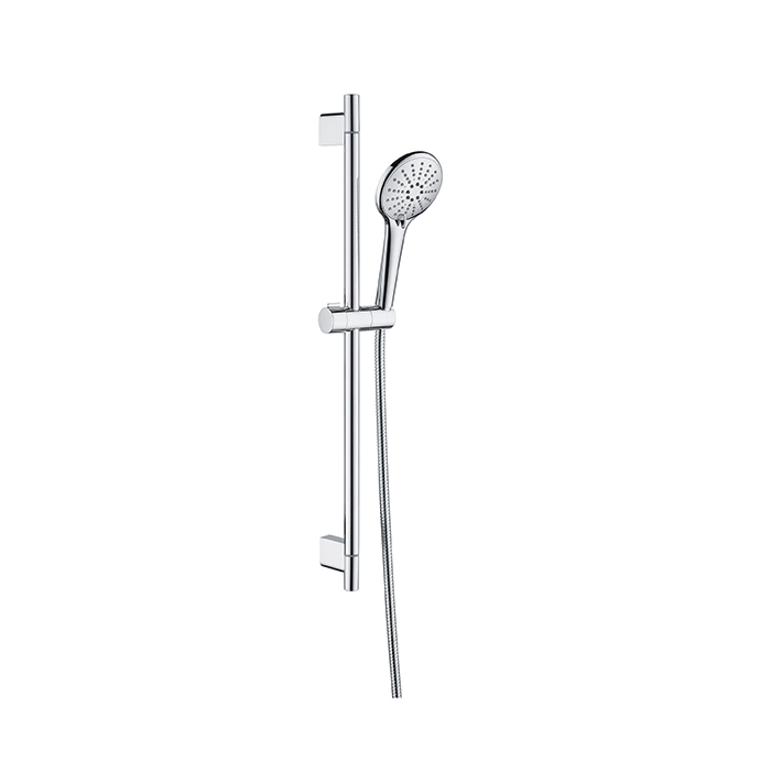 ABS Round Sliding Rail Set with Hand Shower